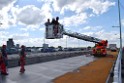 Koelner Seilbahn Gondel blieb haengen Koeln Linksrheinisch P088